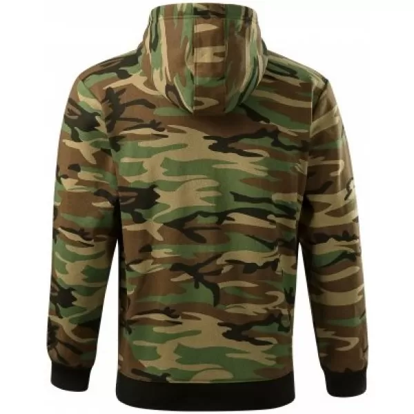  Herren-Sweatshirt MALFINI CAMO ZIPPER C19 TARNBRAUN 