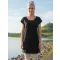 Langes T-Shirt für Damen MALFINI LOVE 123 SCHWARZ