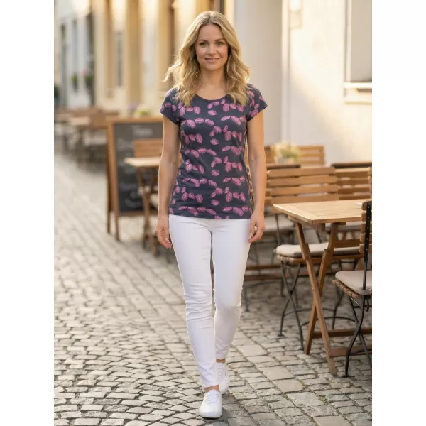  Damen-T-Shirt ALTISPORT ZELA LTSS702 DUNKELBLAU 