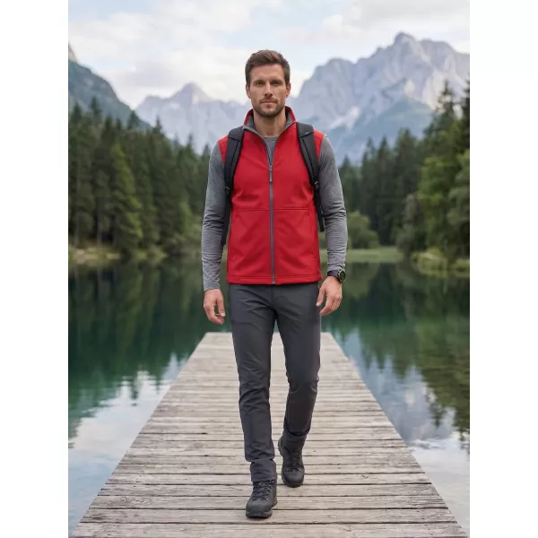  Herren-Softshellweste MALFINI VISION 517 ROT 