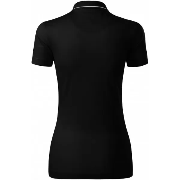  Damen-T-Shirt mit Kragen MALFINI PREMIUM GRAND 269 SCHWARZ 