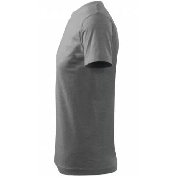  Herren-T-Shirt MALFINI BASIC 129 DUNKELGRAUE HIGHLIGHTS 