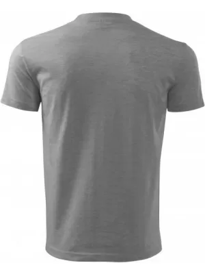 Herren-T-Shirt MALFINI CLASSIC NEW 132 DUNKELGRAUE HIGHLIGHTS