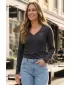 Damen-T-Shirt ALTISPORT HODEIA LTSS695 DUNKELGRAU