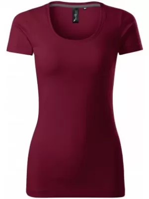 Damen-T-Shirt mit kurzen Ärmeln MALFINI PREMIUM ACTION 152 GRANAT
