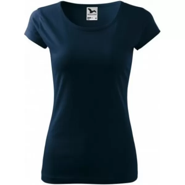  Damen-T-Shirt MALFINI PURE 122 MARINEBLAU 