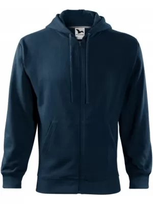Herren-Sweatshirt MALFINI TRENDY ZIPPER 410 MARINEBLAU