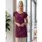 Langes T-Shirt für Damen MALFINI LOVE 123 FUCHSIE