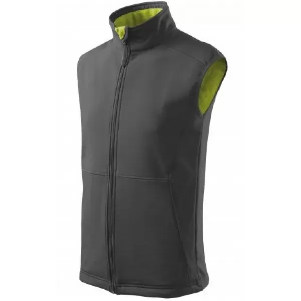  Herren-Softshellweste MALFINI VISION 517 STAHLGRAU 