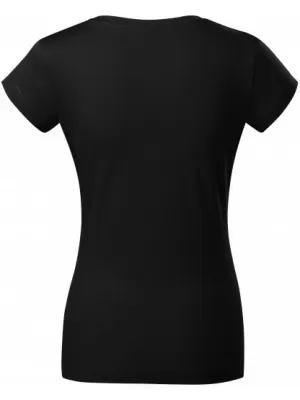 Damen-T-Shirt MALFINI FIT V-NECK 162 SCHWARZ