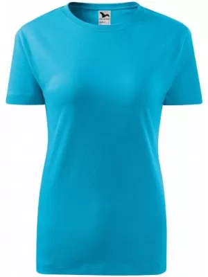 Damen-T-Shirt MALFINI CLASSIC NEW 133 TÜRKIS