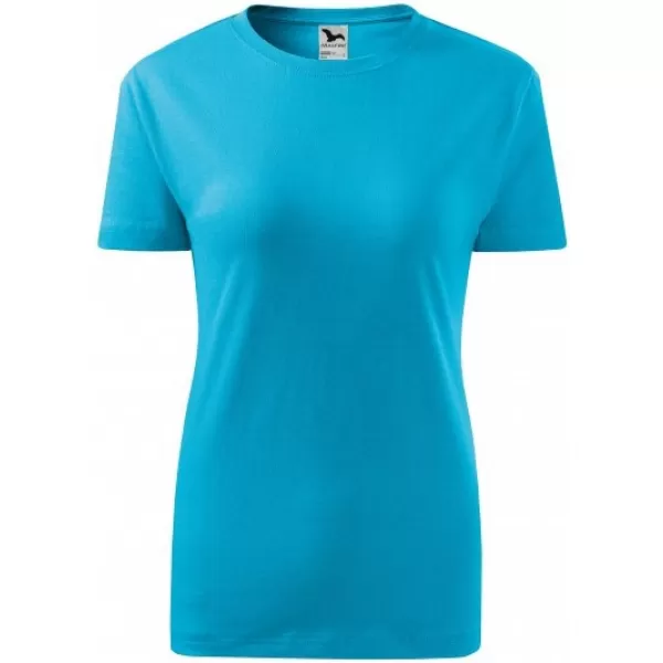  Damen-T-Shirt MALFINI CLASSIC NEW 133 TÜRKIS 