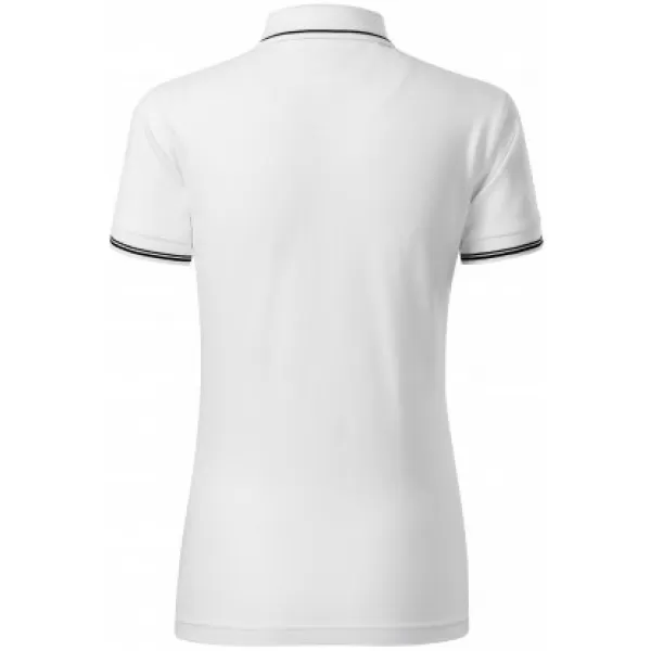  Damen-T-Shirt mit Kragen MALFINI PREMIUM PERFECTION PLAIN 253 WEIß 