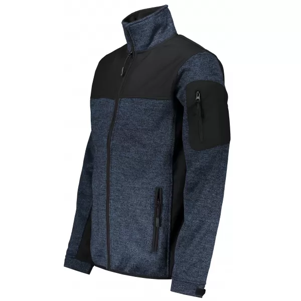  Herren Softshelljacke/Pullover MALFINI CASUAL 550 KNIT BLUE MALFINI PREMIUM 
