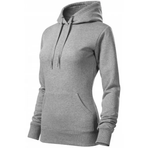  Damen-Sweatshirt MALFINI CAPE 414 DUNKELGRAUE HIGHLIGHTS 