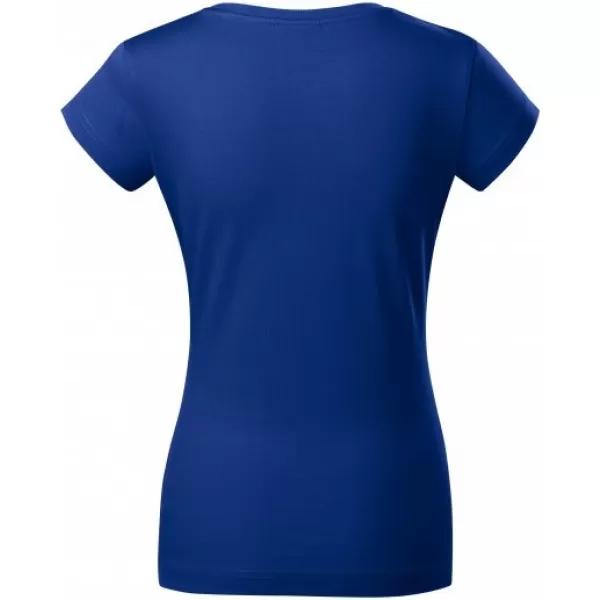  Damen-T-Shirt MALFINI FIT V-NECK 162 KÖNIGSBLAU 
