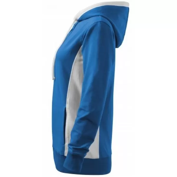  Damen-Sweatshirt MALFINI KANGAROO 408 AZURBLAU 