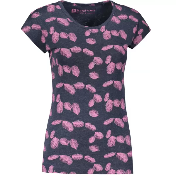  Damen-T-Shirt ALTISPORT ZELA LTSS702 DUNKELBLAU 