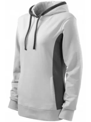 Damen-Sweatshirt MALFINI KANGAROO 408 WEIß