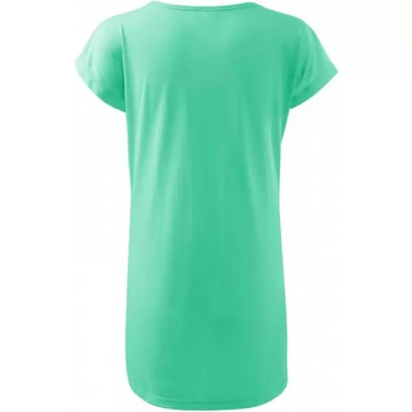  Langes T-Shirt für Damen MALFINI LOVE 123 MINZE 
