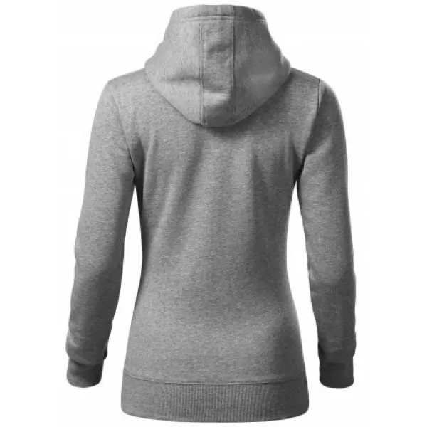  Damen-Sweatshirt MALFINI CAPE 414 DUNKELGRAUE HIGHLIGHTS 