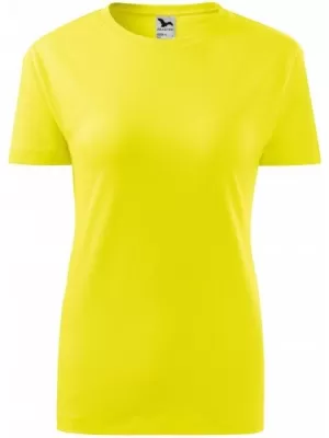 Damen-T-Shirt MALFINI CLASSIC NEW 133 ZITRONE