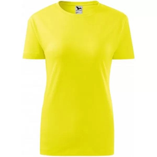  Damen-T-Shirt MALFINI CLASSIC NEW 133 ZITRONE 