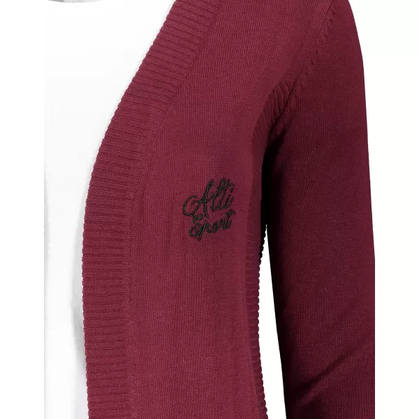  Strickjacke für Damen ALTISPORT WEINA LPLS090 BURGUND 