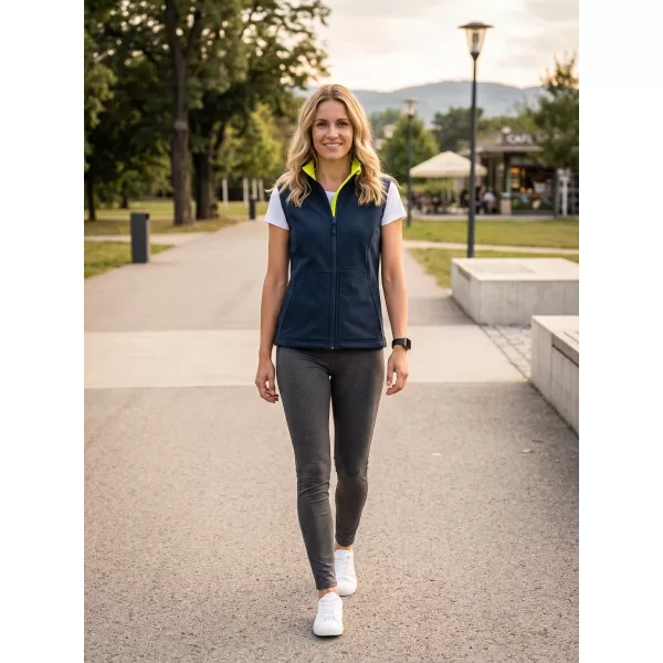  Softshellweste für Damen MALFINI 516 VISION MARINEBLAU 