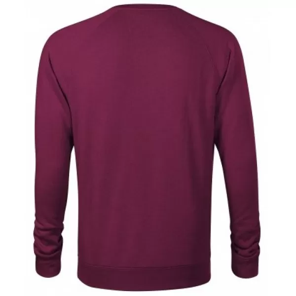  Herren-Sweatshirt MALFINI MERGER 415 ROTE PFLAUMEN-HIGHLIGHTS 