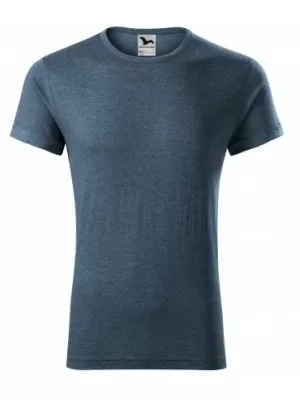 Herren-T-Shirt MALFINI FUSION 163 DUNKLE DENIM-HIGHLIGHTS