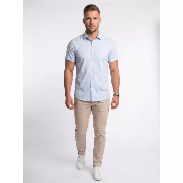  Herrenhemd mit kurzen Ärmeln MALFINI PREMIUM FLASH 260 HELLBLAU 