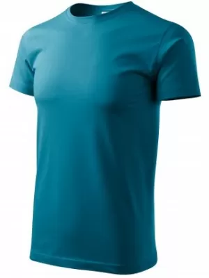 Herren-T-Shirt MALFINI HEAVY NEW 137 DUNKLES TÜRKIS