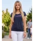Dámské triko ALTISPORT CARRYOVER ALW001120 NAVY