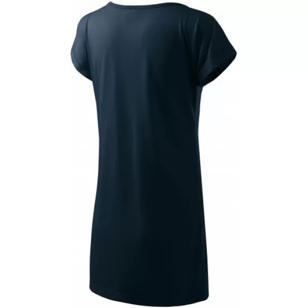  Langes T-Shirt für Damen MALFINI LOVE 123 MARINEBLAU 