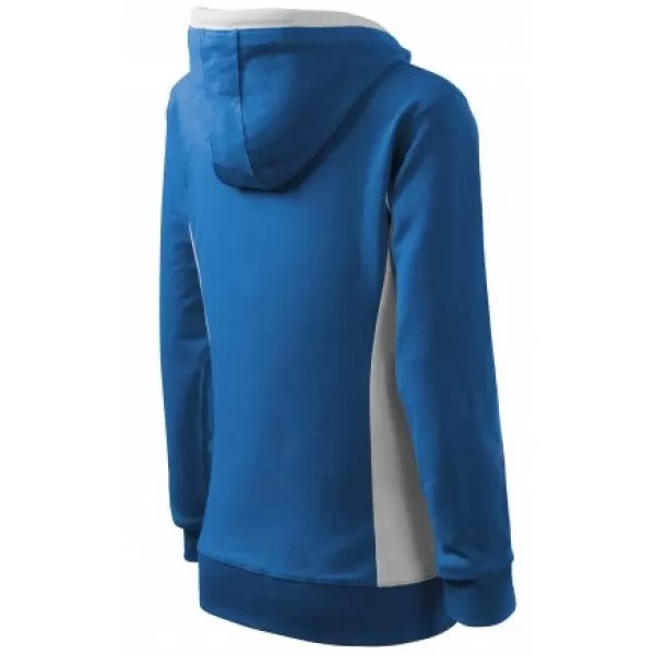  Damen-Sweatshirt MALFINI KANGAROO 408 AZURBLAU 