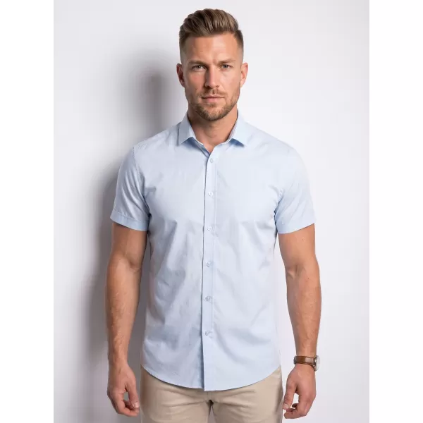 Herrenhemd mit kurzen Ärmeln MALFINI PREMIUM FLASH 260 HELLBLAU 