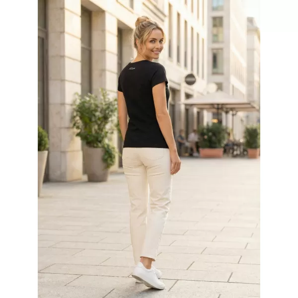  Damen-T-Shirt ALTISPORT LUKENA LTSS701 SCHWARZ 