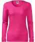 Damen-T-Shirt mit langen Ärmeln MALFINI SLIM 139 MAGENTA