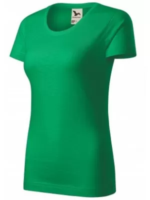 Damen-T-Shirt MALFINI NATIVE 174 MITTELGRÜN