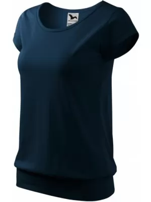 Damen-T-Shirt MALFINI CITY 120 MARINEBLAU