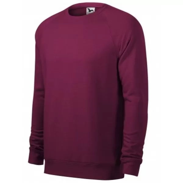 Herren-Sweatshirt MALFINI MERGER 415 ROTE PFLAUMEN-HIGHLIGHTS 