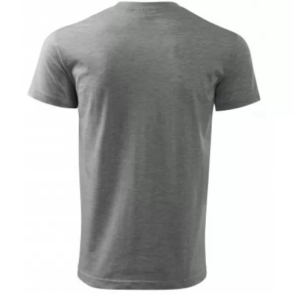  Herren-T-Shirt MALFINI BASIC 129 DUNKELGRAUE HIGHLIGHTS 