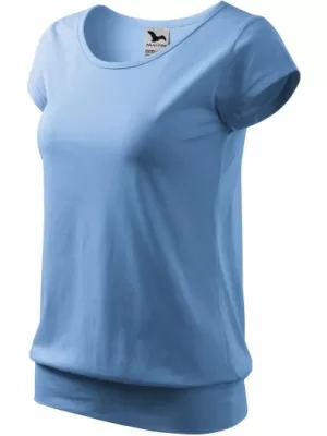 Damen-T-Shirt MALFINI CITY 120 HIMMELBLAU