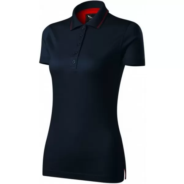  Damen-T-Shirt mit Kragen MALFINI PREMIUM GRAND 269 MARINEBLAU 