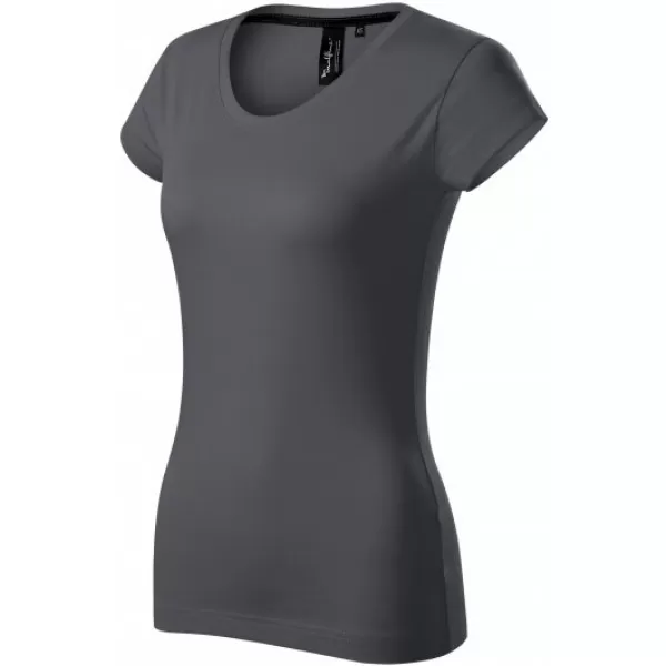  Damen-T-Shirt mit kurzen Ärmeln MALFINI PREMIUM EXCLUSIVE 154 HELLES ANTHRAZIT 