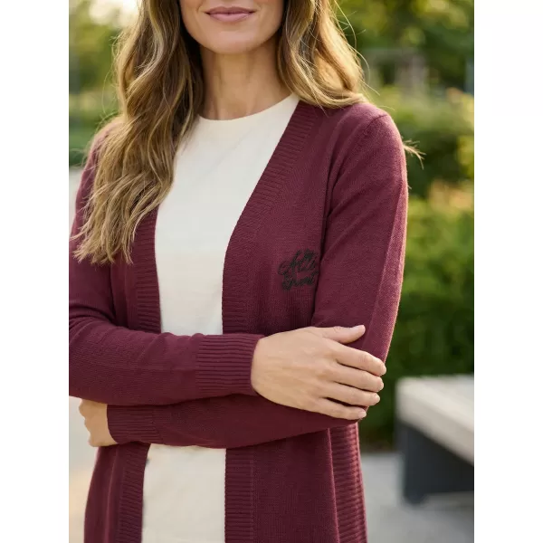  Strickjacke für Damen ALTISPORT WEINA LPLS090 BURGUND 