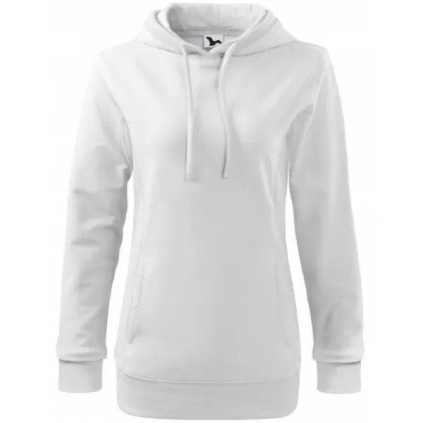  Damen-Sweatshirt MALFINI KANGAROO 408 WEIß/WEIß 