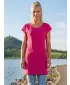 Langes T-Shirt für Damen MALFINI LOVE 123 MAGENTA