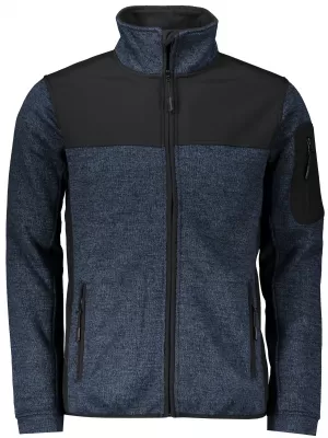 Herren Softshelljacke/Pullover MALFINI CASUAL 550 KNIT BLUE MALFINI PREMIUM